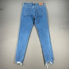 Levi s Womens 711 Skinny Jeans W raw Hem Size 26x27