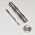 80 Sets 12mm Silver Stainless Steel Leather Rivets Double Cap Tubular Studs