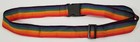 Jj  Adjustable Rainbow Luggage Strap Identification Belt Suitcase Travel Small