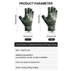 Fingerless Fishing Gloves Ice Silk Sun Protection Half-finger Gloves Non-slip