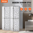 Vevor Wood Room Divider Wooden Screen 4 Panel Room Separation Privacy Screen