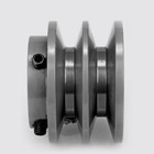 2bk40-1  Sheave Pulley Two Grooves For 5l  B V-belt 3 95  Od  1  Bore 2bk401 New