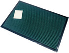 All Purpose Utility Door Floor Mat Office Home Entrance Rug 18x24  Ribbed Green