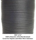 100  Dacron Polyester Antenna Support Rope  500  3 16  Free Shipping  