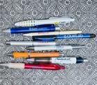 Vintage Pharmaceutical Drug Rep Lot Of 9 Metal   Plastic Pens Cialis Androgel