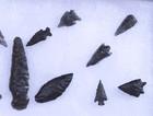 Authentic Arrowheads Above Average Points Found Near Summer   Warner Lakes