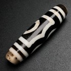 Himalayan Tibetan Dzi Beads Old Agate 3 Eye God Of Wealth Amulet Pendant 47  12mm