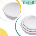 3 Pcs Ceramic Quartz Crucibles For Melting Metal Kit  White
