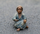Detailed Antique Austrian Vienna Cold Painted Bronze Figure Of Young Arab Child
