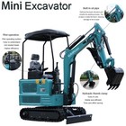 Free Shipping Mini Excavator Kubota Diesel 4000lb Water-cooling Usa Garden 2025