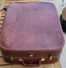 Vintage Samsonite Shwayder Bros Leather Luggage Train Case Brown