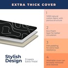 Compact And Space Saver Patented Ironing Board With Extra Thick 3 Layer