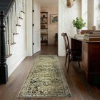 Boho Washable Runner Rug For Kitchen non Slip Rubber Backing Non Skid Oriental 