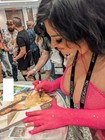 Mona Azar Signed Model 8x10 Photo -proof- -certificate-   a0009 