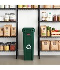 Rubbermaid Fg354007grn Slim Jim Vented 23 Gallon Recycling Container - New 100 