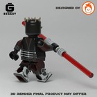 Lego Star Wars Figforge X Bigguy Custom Crimson Ruler Darth Maul Minifigure New