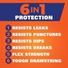 Strong Large Trash Bags  Black  30 Gallon  14 Count