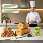 2-pack Vegetable Corer Tool - 8  Stainless Steel Silver And Natural Wood