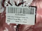 6 x8  Vinyl Welding Curtain Welding Screens With Grommets  Without Frame Red