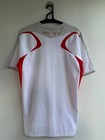 Vintage Umbro England Home Football Shirt Jersey White Red 2005 Men   s M Rare
