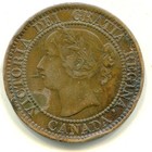 Canada Large Cent 1859 Narrow 9   Km-1  Lotfeb4707