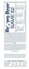May 12  1995 Seattle Mariners V  White Sox Unused Full Ticket   Johnson Win  84