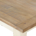 Prato Two-tone Wood Dining Bench  Antique White And Distressed Oak