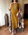 Women s Cotton Kurti Salwar Kameez Set Indian Designer Party Wear Suit Dress