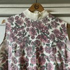 Vintage 50s   60s Penneys Floral Pattern Stretchy Vest 19x20 5 Women   s True Vtg