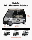 Vevor Golf Cart Cover Full Coverage 2 2 4 Passenger 420d Oxford Club Car Cover