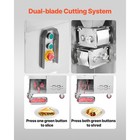 Uimoso 1100w Electric Meat Slicer Machine For Commercial Kitchen Use