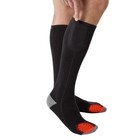 32 Degrees Heated Socks Rechargeable Battery Powered Black M-xl  New Open Box