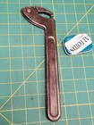 Vintage Unbranded Adjustable Hook Spanner 3 4  To 2 1 2  Wrench Usa 
