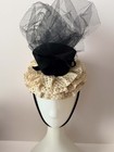 Vintage Handmade Arabesque Costumes Mini Top Hat Fascinator   Victorian