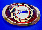 Amtrak Train Company National Railroad Passenger Corporation Vintage Belt Buckle