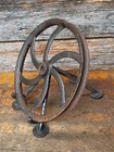  Steampunk Industrial Cast Iron Gear Pulley Table Base   Project 