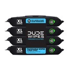 Dude Wipes Flushable Wipes  Xl Wet Wipes For At Home Use  Unscented  48 Count  4