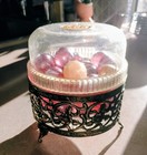 Vintage 1969 Bath Oil Beads  pearls  - Mixed Colors  Container 