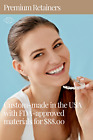 Custom Fitted Dental Reteiner Set orthodontics  Upper And Lower Retainer clear 
