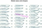 100 Scalpel Blades Carbon Steel Surgical Handle Blade Medical Dental Instruments