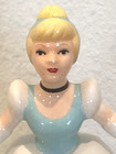 Disney Cinderella  Porcelain Ceramic 5 75  Hand Painted Figurine Figure