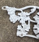 Vintage Cast Aluminum Grape Vine Chair Right Arm For Garden Arm Chair