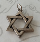 Star Of David Sterling Silver Charm 925 Vintage Pendant Sjc Sundancer Jewelry Co