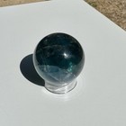Blue Fluorite Sphere 1 5    Polished Crystal Healing Stone Metaphysical Reiki
