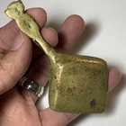 Vintage Antique Brass Lincoln Lincolnshire Cathederal Imp Tea Caddy Spoon