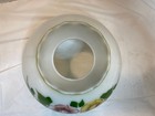 Vintage Glass Lamp Light Shade Gone With The Wind Hurricane Rose Floral