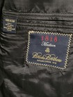 Brooks Brothers Suit Men s 48r 43w Navy Herringbone Saxon Wool Made Usa