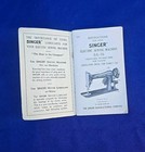 Vintage Singer 66-16 Sewing Machine Owner Manual Instruction Book Original