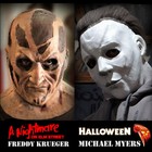 2 Latex Masks Michael Myers   Freddy Krueger Adult Halloween Nightmare Elm St Ko