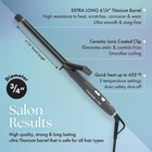 Olivia Garden Titanium   Ion Curling Iron Dual Voltage 455  f Heat Mat pouch